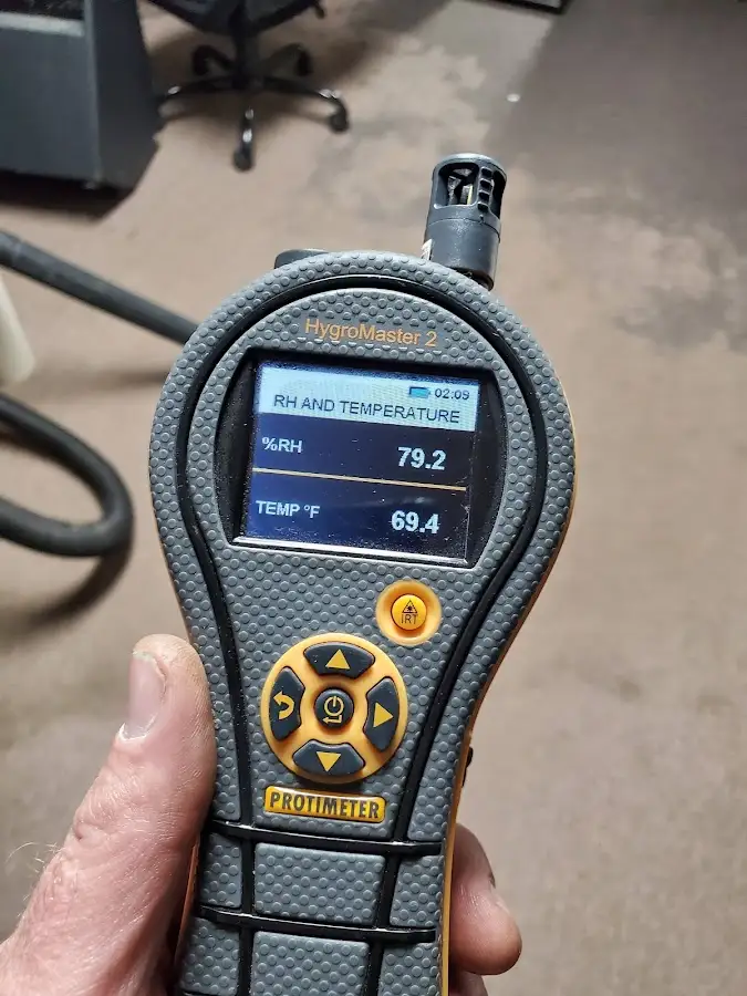 Moisture meter humidity assessment for Fire & Smoke Damage Restoration in Sheffield Lake